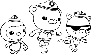 octonauts ڕەنگکردنی ئۆنلاین
